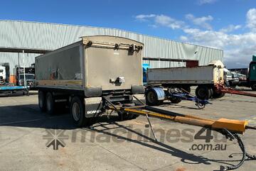 2003 Hercules HEDT-3 Tri Axle Tipping Dog Trailer