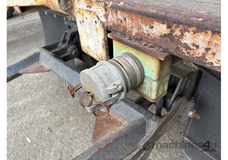 caption 1985 Homemade Tanker Trailer *SCRAP ONLY*