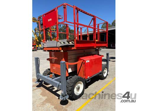 2015 Snorkel S3370RT Rough Terrain Scissor Lift