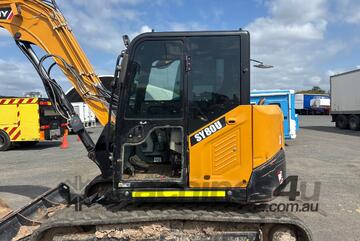 2022 Sany SY80U Excavator (Rubber Tracked)