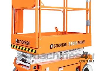   13ft Mini Electric Scissor Lift - lithium batteries