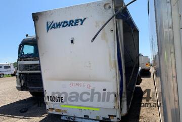 2010 Vawdrey VBS3 Tri Axle Flat Top Curtainsider A Trailer