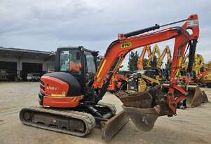 2022 KUBOTA U48-4 5T EXCAVATOR (M820) WITH A/C CAB, HITCH, BUCKETS, CIVIL SPEC AND 1905 HOURS