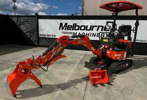 Mini Excavator 1.2 T Haihong CTX8010-KO Excavator Package with 2 speed tracking