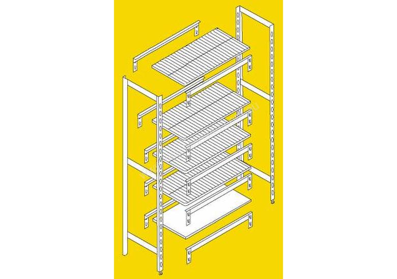 caption Delta Mesh Shelving