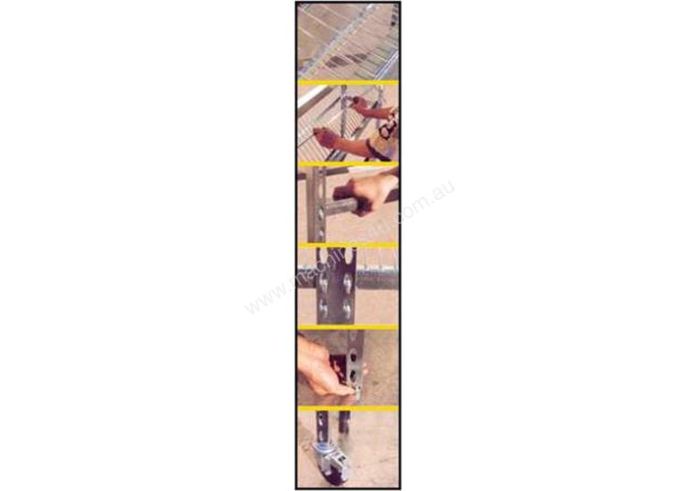 caption Delta Mesh Shelving