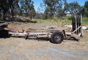 3 ton galvenised plant trailer , 2008 model