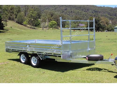 NEW Ozzie  Flat Top Trailer Hot Dipped Gal 14x7ft   3 Tonne
