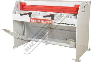 SG-416S Manual Treadle Guillotine with Rear Safety Guard 1300 x 1.6mm Mild Steel Shearing Capacity Q