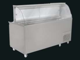 Woodson Curved Glass Sandwich Preparation Fridge - picture2' - Click to enlarge