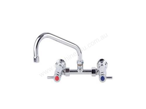 Exdposed Adjustable Wall Tap w/ Standard Swivel Outlet