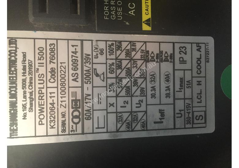 caption 500Amp Mig Welders