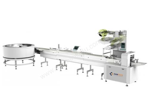 Flow Wrapper - High-Speed Automatic Packing System (Automatic Rotary Infeed)