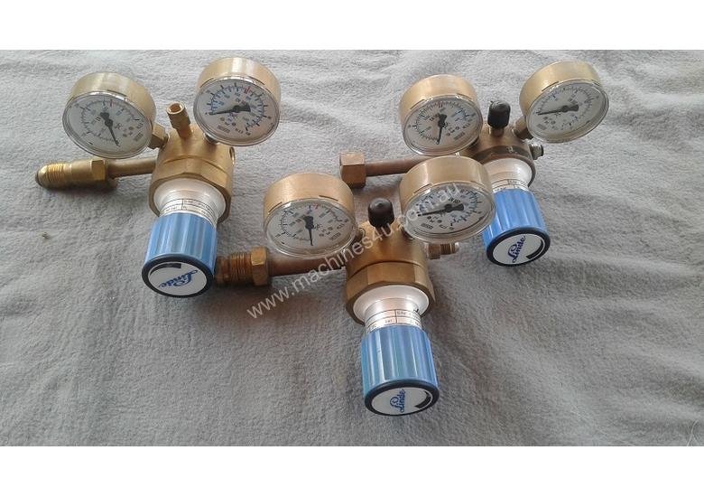 caption Full set (6 off) CO2 Laser machine gas regulators