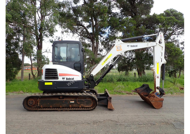 caption Bobcat E50 Tracked-Excav Excavator