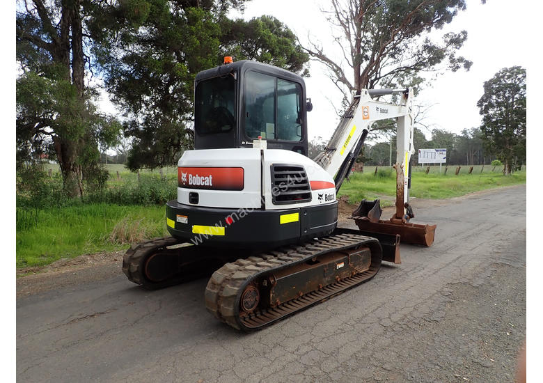 caption Bobcat E50 Tracked-Excav Excavator