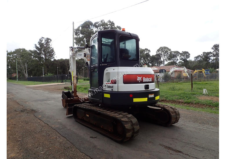 caption Bobcat E50 Tracked-Excav Excavator