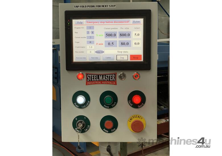 New eBend 2 Axis NC Programmable Panbrake Folder is Here