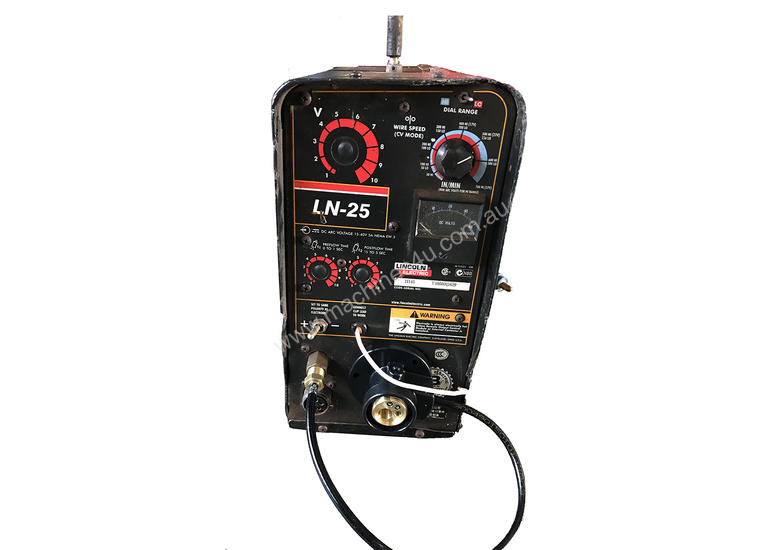 caption Lincoln LN25 Pro MIG Welder Remote Wire Feeder Suitcase Heavy Duty Industrial