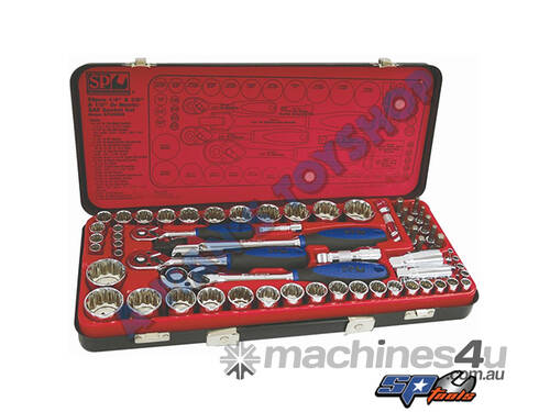 SOCKET SET 59 PCE METRIC AF 1/4-3/8-1/4