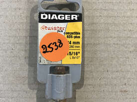 Diager 24mm x 110mm Twister SDS- Plus Masonry Drill Bit - picture1' - Click to enlarge