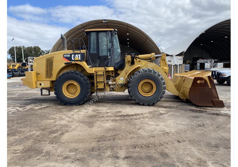 caption 2012 Caterpillar 972H Wheel Loader