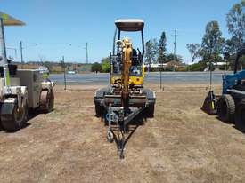 Mini Excavator on trailer - picture1' - Click to enlarge