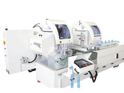 AS 423 - Industrial Double Head Cutting Machine Ø 500 mm - Semi-automatic with 1 Axis Servo control