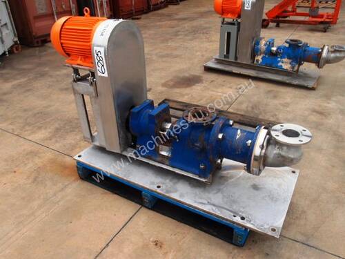 Helical Rotor Pump, IN/OUT: 80mm Dia
