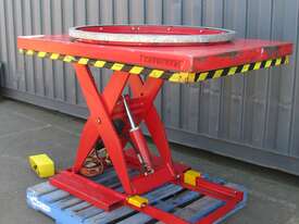 Safetech 1000kg Turntable Scissor Lift Table - 1500 x 1150 mm - picture0' - Click to enlarge