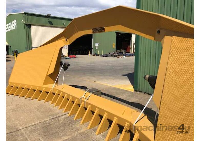 caption Gessner 24' Drive-in Stick Rake to suit a CAT D8R/T Dozer - IN STOCK NOW!