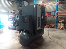 30HP 120cfm Rotary Screw Compressor W/ Integrated Air Dryer - Pneutech RS3000-TR - Hire - picture1' - Click to enlarge
