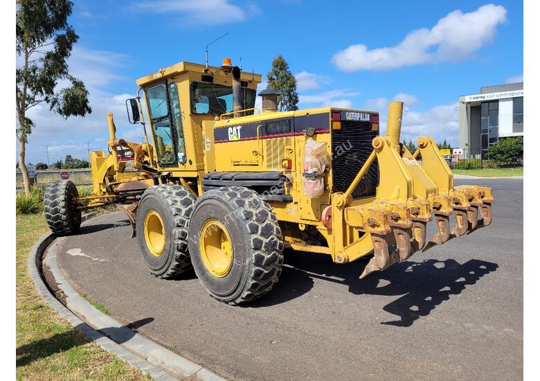 caption 2005 CAT 14H GRADER WIRED FOR TOPCON GPS. 13,515 HOURS.