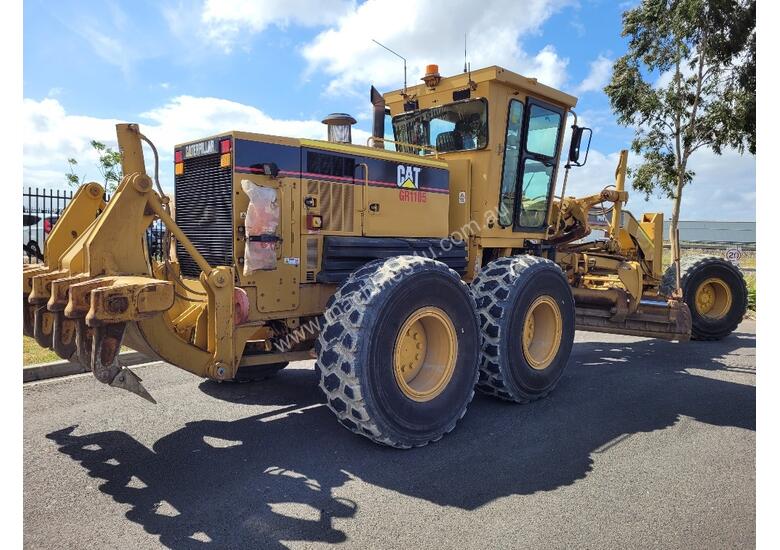 caption 2005 CAT 14H GRADER WIRED FOR TOPCON GPS. 13,515 HOURS.