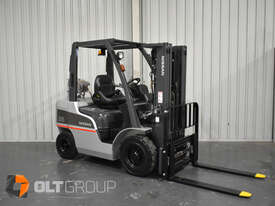 Nissan 2.5 Tonne Forklift 4 Hydraulic Functions Fork Positioner LPG EFI New Steer Tyres - picture2' - Click to enlarge