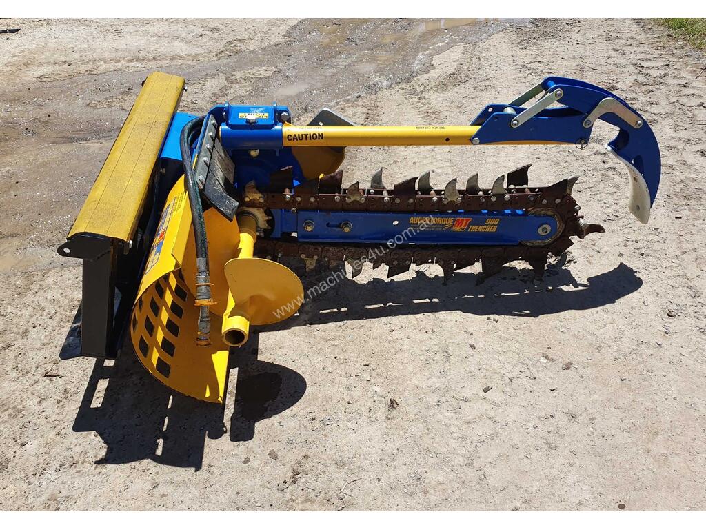 Used skid steer trencher