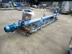 Tubular Screw Conveyor, 200mm Dia x 5100mm L - picture0' - Click to enlarge
