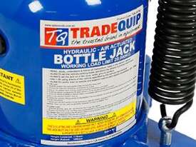 Tradequip BJ20TAS 20,000kg Squat Bottle Jack- Air Hydraulic - picture2' - Click to enlarge