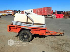 CUSTOM BUILT SINGLE AXLE WATER TRAILER - picture0' - Click to enlarge