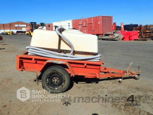 CUSTOM BUILT SINGLE AXLE WATER TRAILER