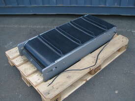Small Motorised Cleated Belt Conveyor - 1m long - picture0' - Click to enlarge