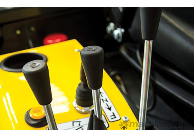 caption Narrow Aisle Articulated Forklift