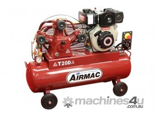 caption Airmac T20D 4.7 Hp with Electric Start