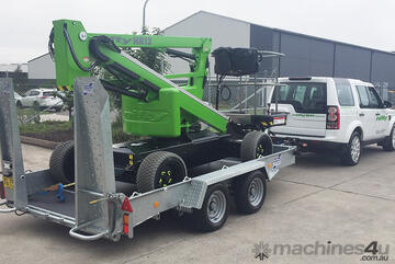 Nifty HR12L low-weight electric cherry picker - under 3.5 tonnes including transport trailer