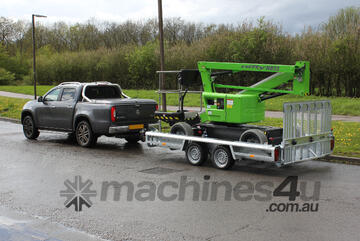 Nifty HR12L low-weight electric cherry picker - under 3.5 tonnes including transport trailer