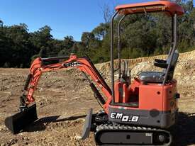 Mini Excavator EM0.8 with swing boom & Trailer Package + FREE attachments. - picture1' - Click to enlarge