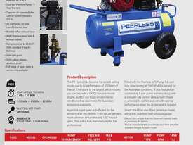 Peerless Air Compressor 350LPM Honda Petrol Twin Tank P17 - picture2' - Click to enlarge