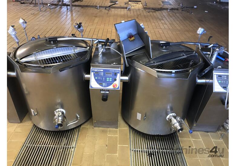 Used 2011 Metos & Firex 200 lt Steam Jacketed Mixing Kettles Steam Jacketed Kettle in , Listed