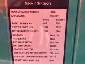 Cummins 1100kVA Enclosed Generator  - picture1' - Click to enlarge