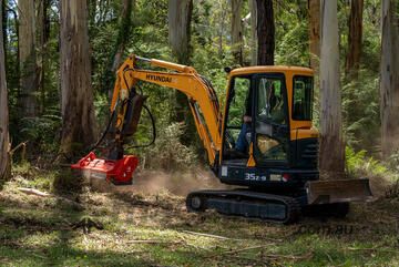 Simatech DHL 80 Flail Mulcher - 1.7-3.5 T. Excavator